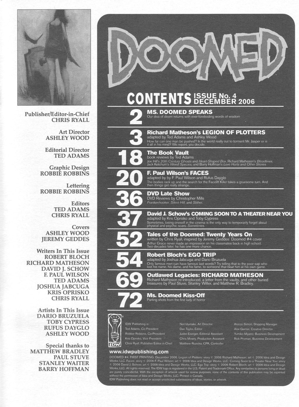 Read online Doomed (2005) comic -  Issue #4 - 3