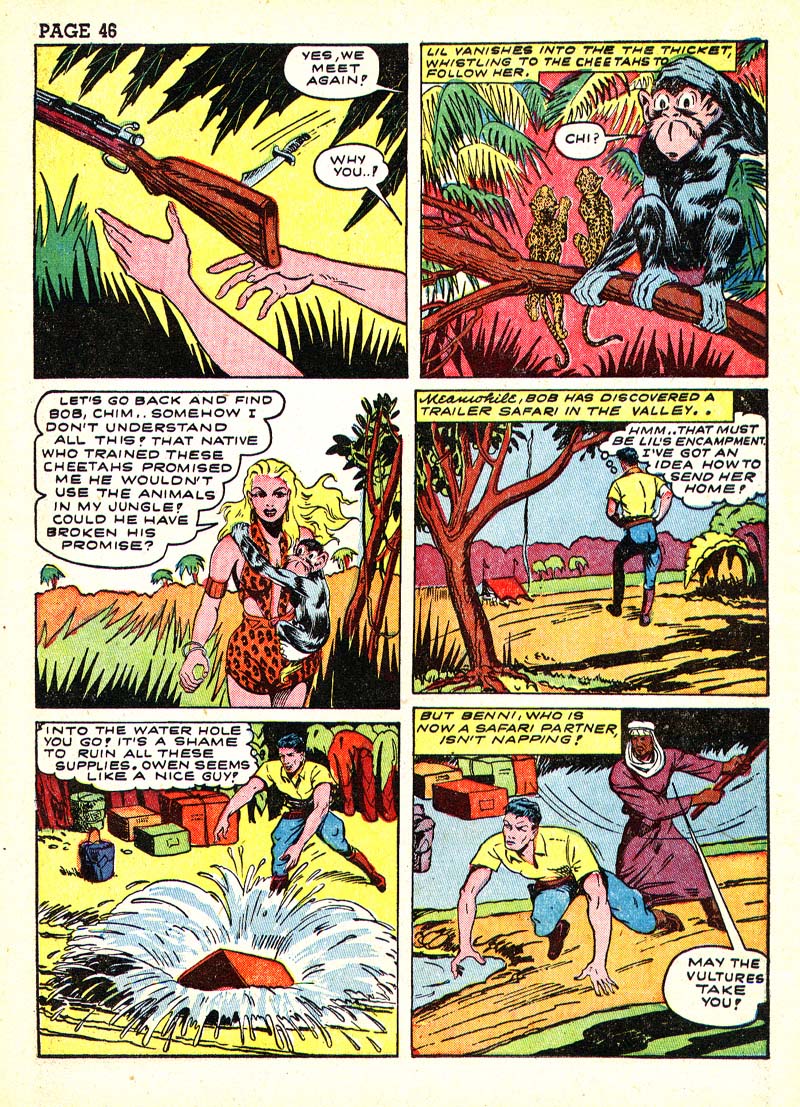Read online Sheena, Queen of the Jungle (1942) comic -  Issue #3 - 49