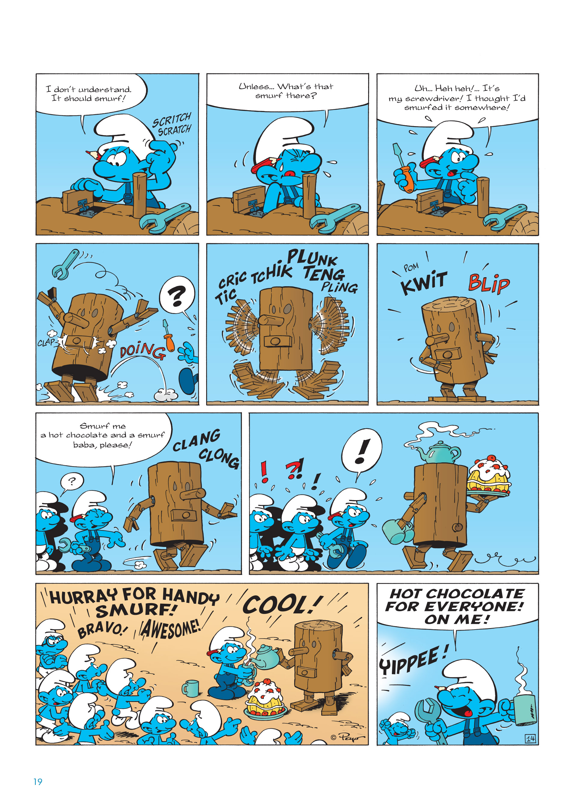 Read online The Smurfs comic -  Issue #23 - 19