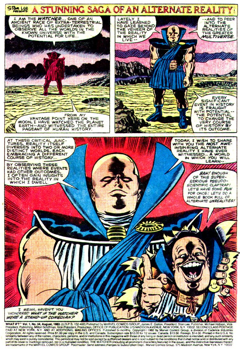 What If? (1977) issue 34 - The Watcher were a stand up comedian - Page 2