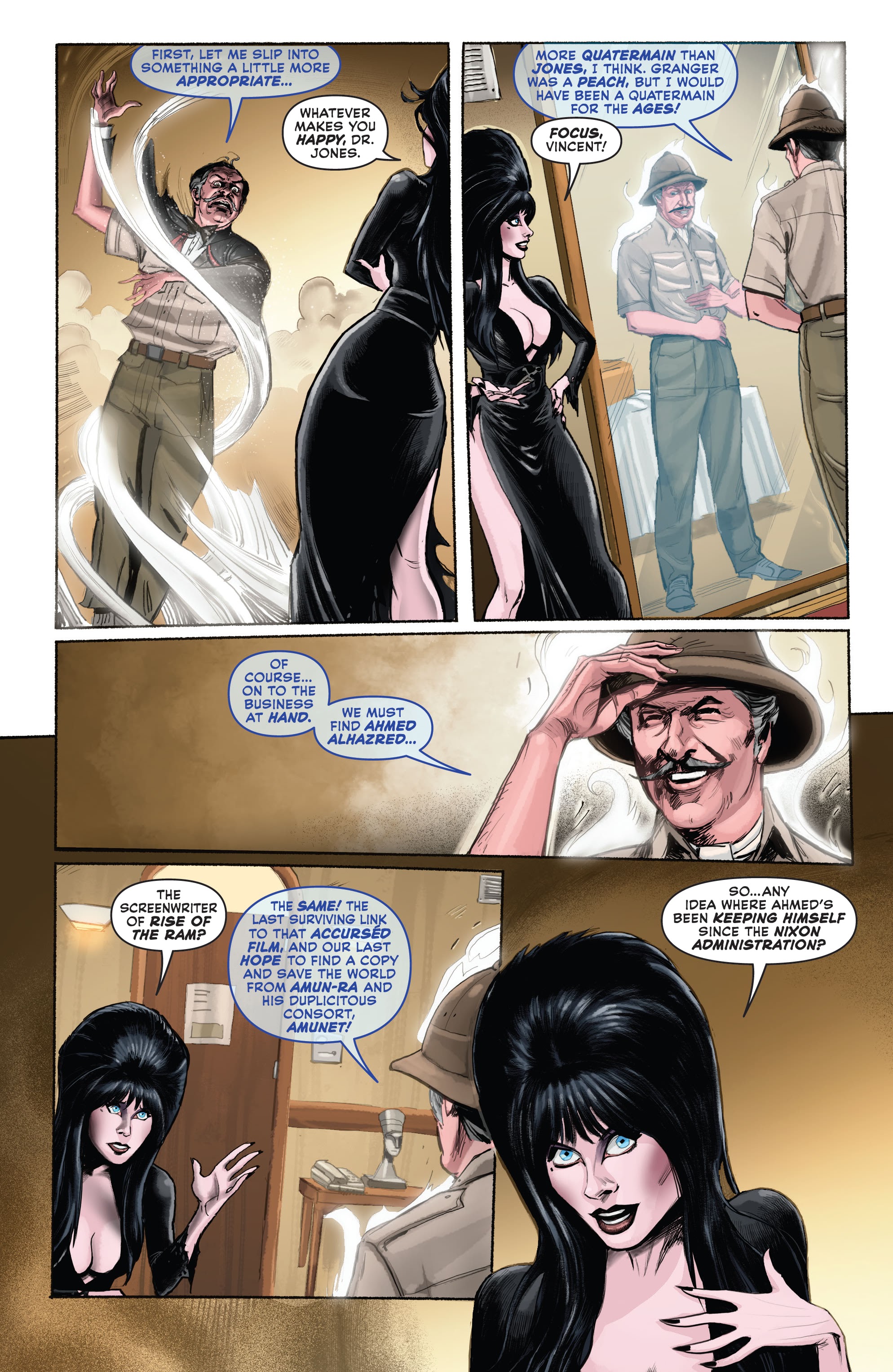 Read online Elvira Meets Vincent Price comic -  Issue #3 - 8