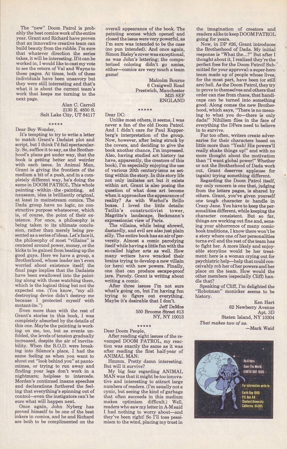Read online Doom Patrol (1987) comic -  Issue #31 - 28