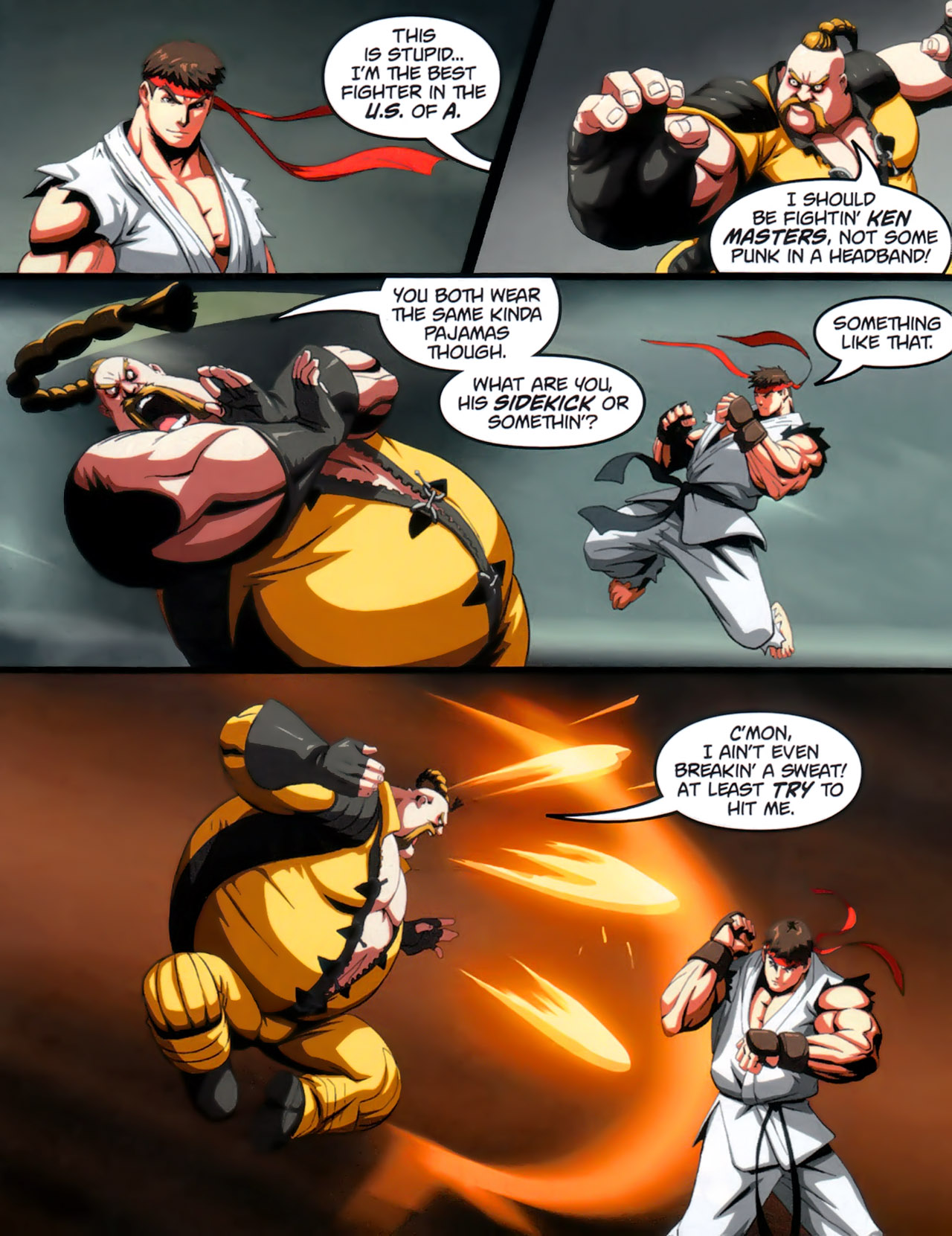 Read online Street Fighter IV comic -  Issue #1 - 9