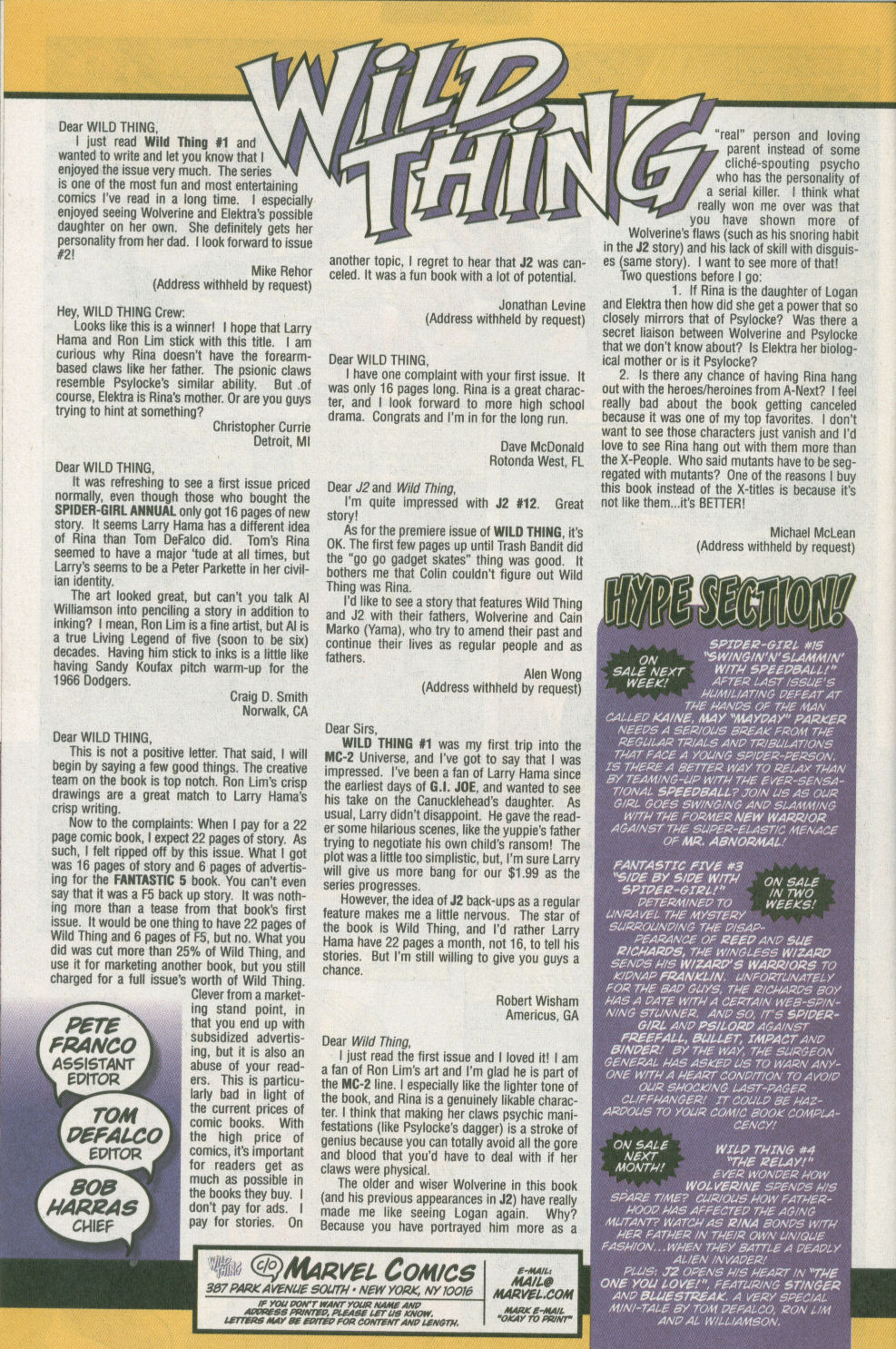 Read online Wild Thing (1999) comic -  Issue #3 - 24