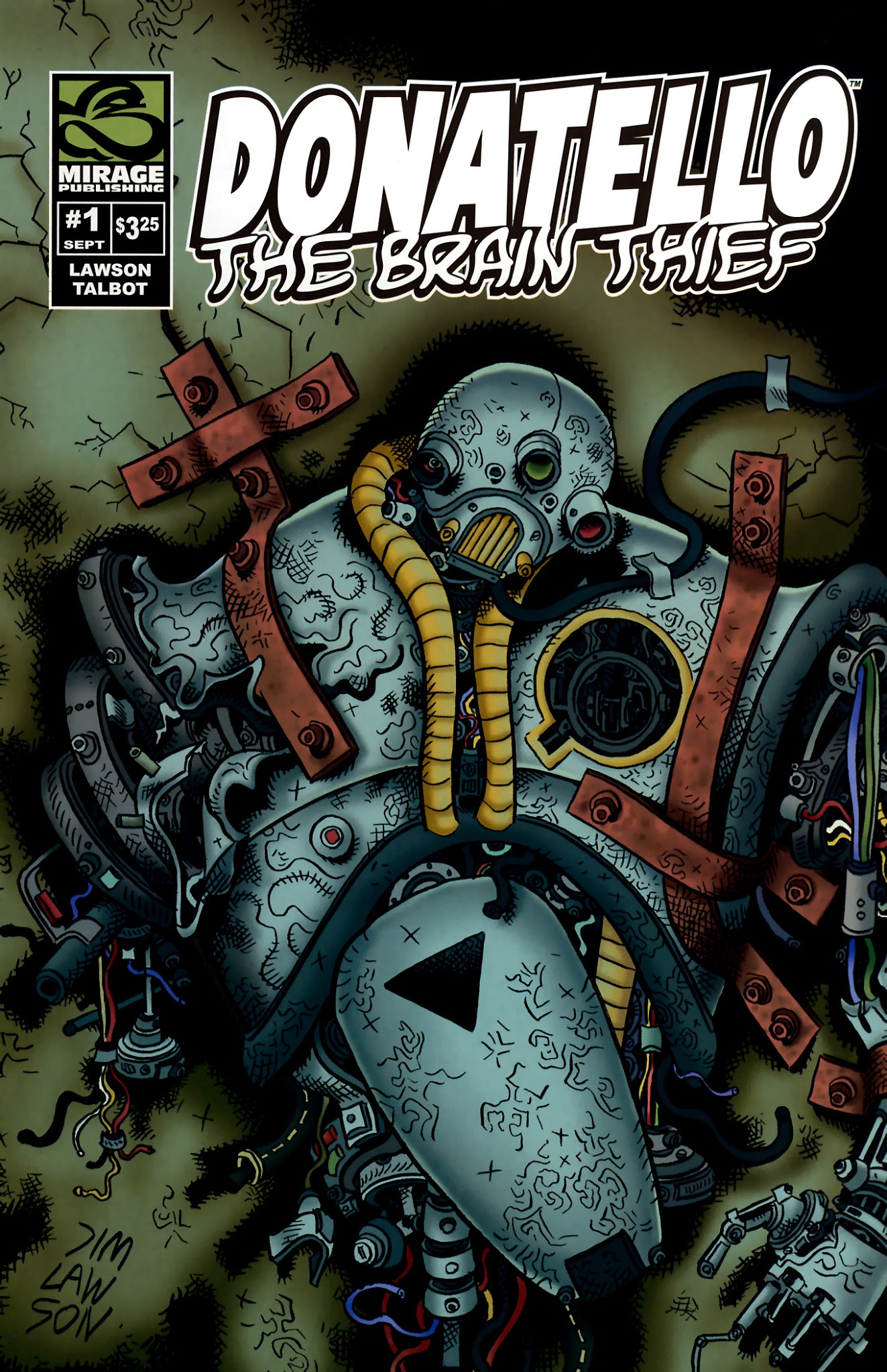 Read online Donatello The Brain Thief comic -  Issue #1 - 1