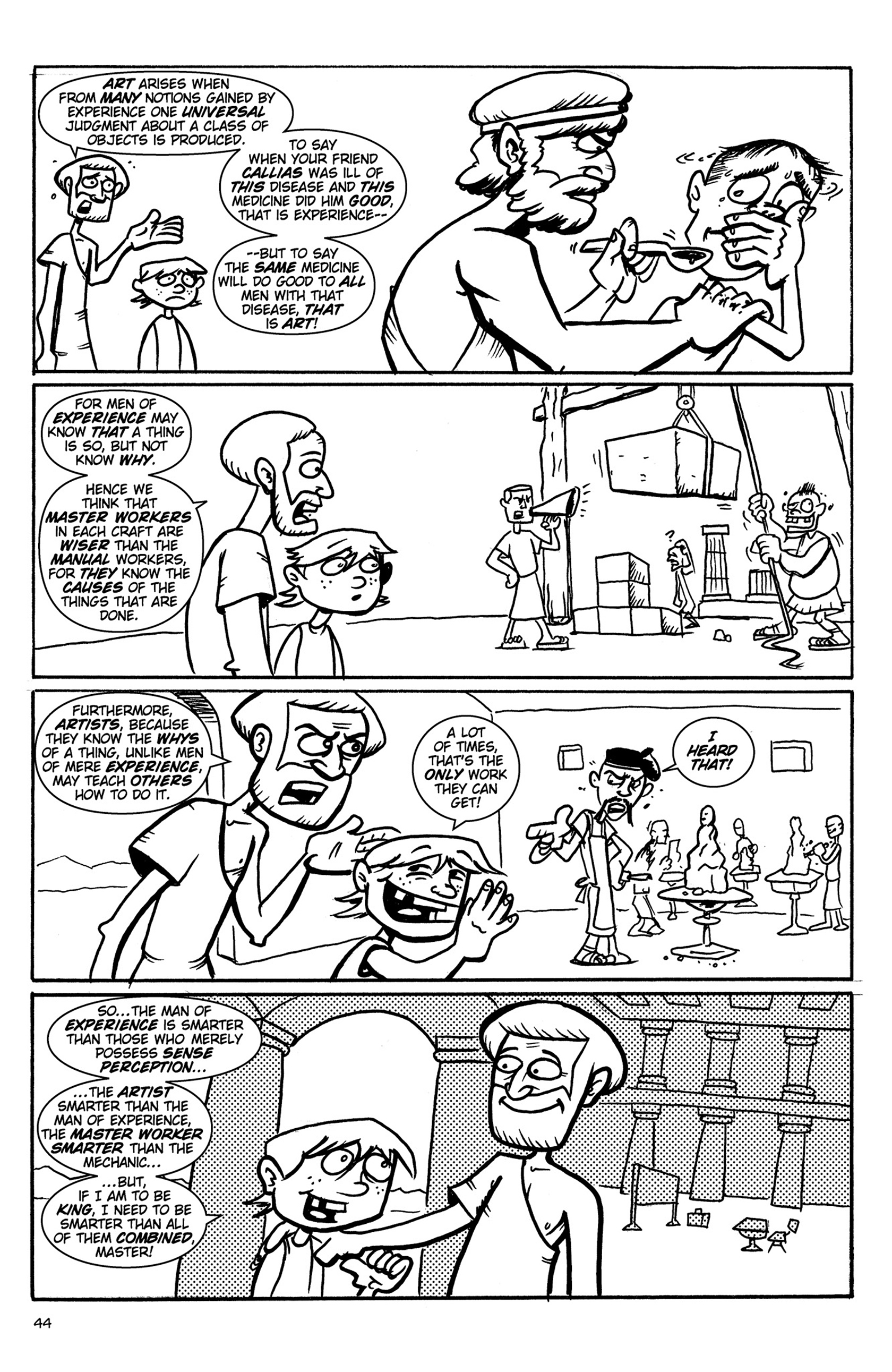 Read online Action Philosophers! comic -  Issue #Action Philosophers! TPB (Part 1) - 44