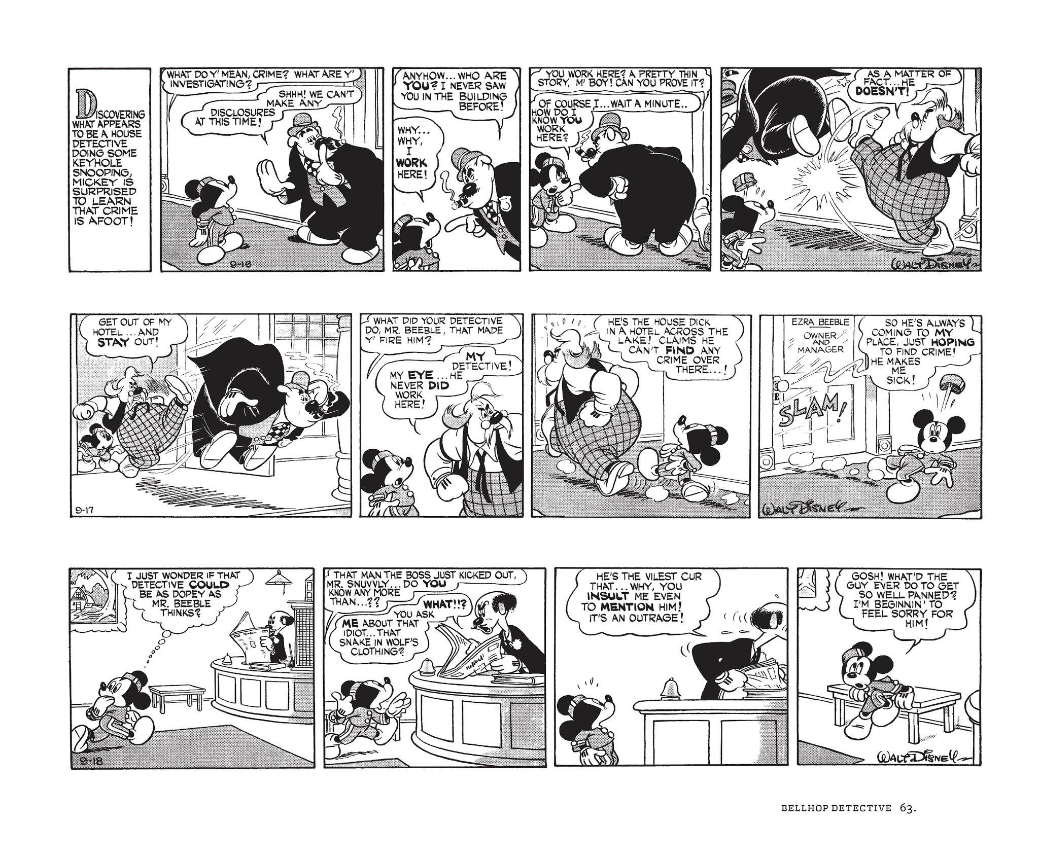 Read online Walt Disney's Mickey Mouse by Floyd Gottfredson comic -  Issue # TPB 6 (Part 1) - 63