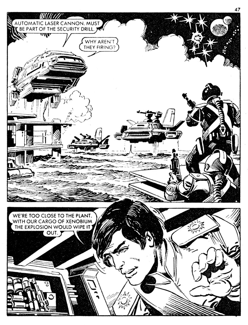 Read online Starblazer comic -  Issue #34 - 47