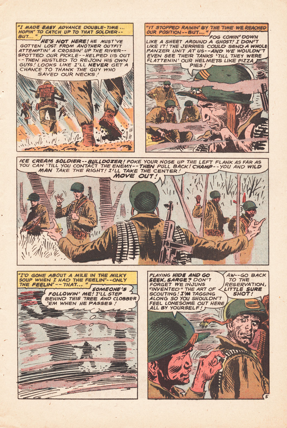 Read online Our Army at War (1952) comic -  Issue #168 - 7