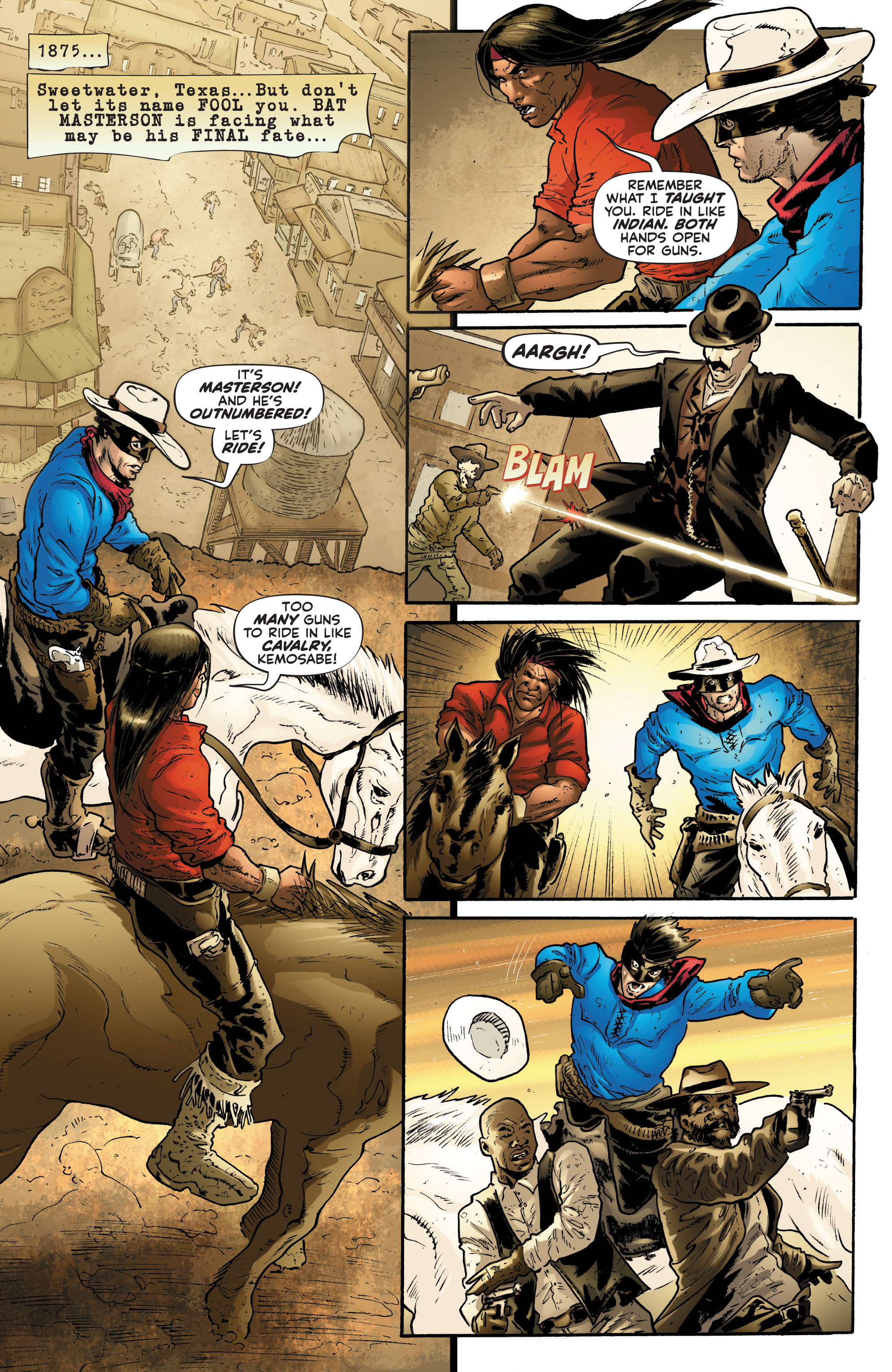 Read online The Lone Ranger/Green Hornet comic -  Issue #4 - 6