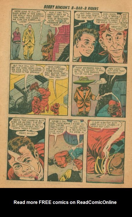 Read online Bobby Benson's B-Bar-B Riders comic -  Issue #10 - 6