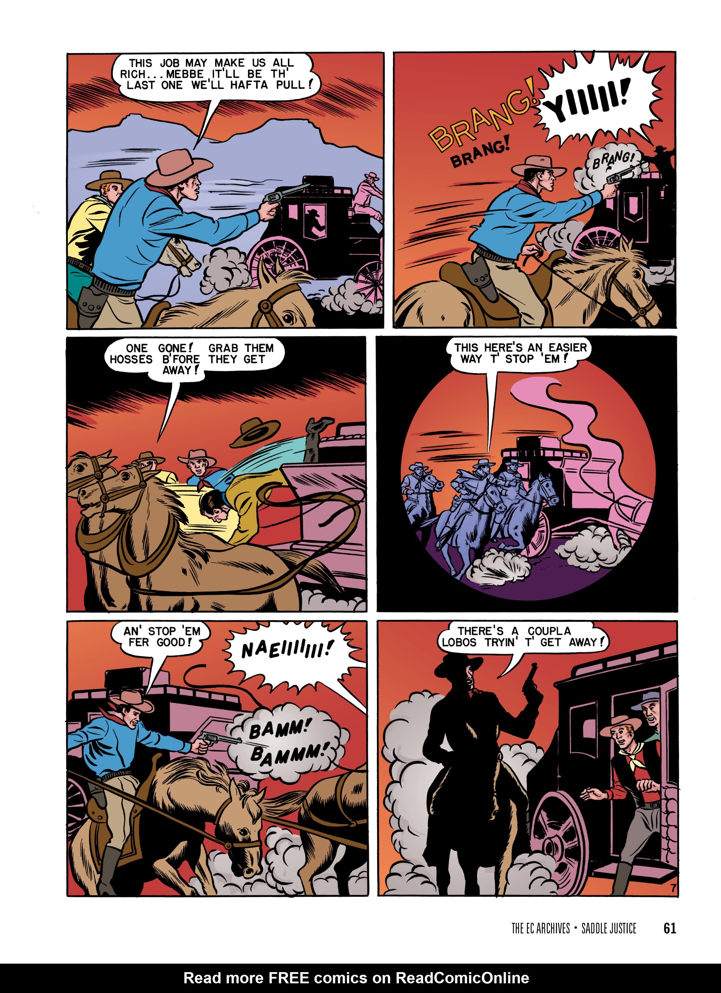 Read online The EC Archives: Saddle Justice comic -  Issue # TPB (Part 1) - 63