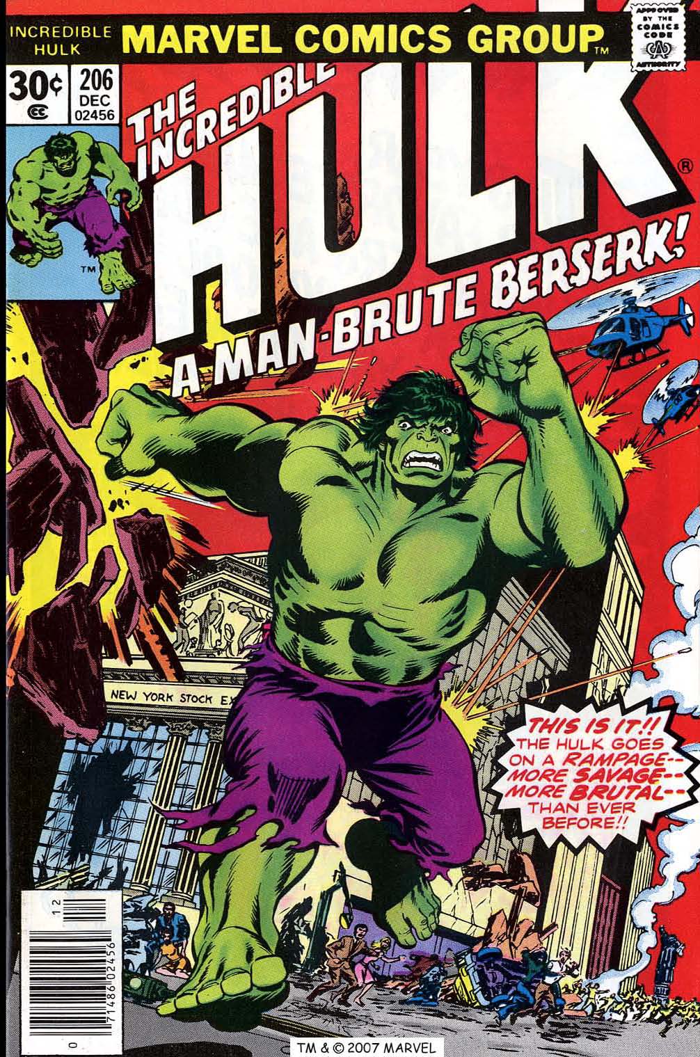 Read online The Incredible Hulk (1968) comic -  Issue #206 - 1