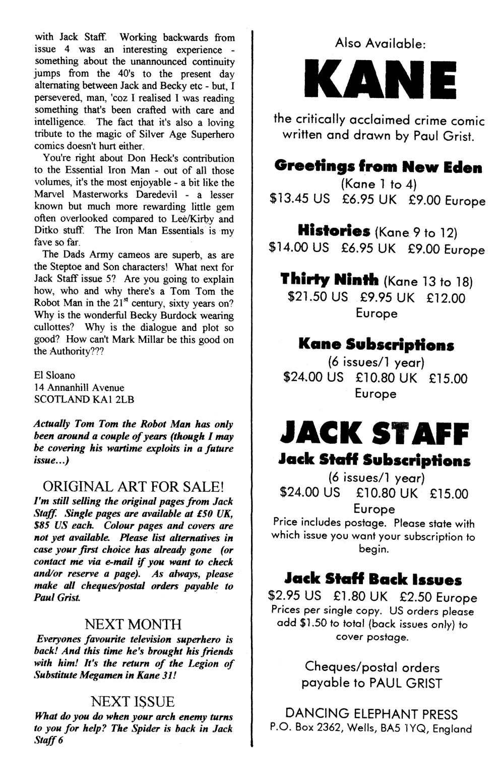 Read online Jack Staff comic -  Issue #5 - 27