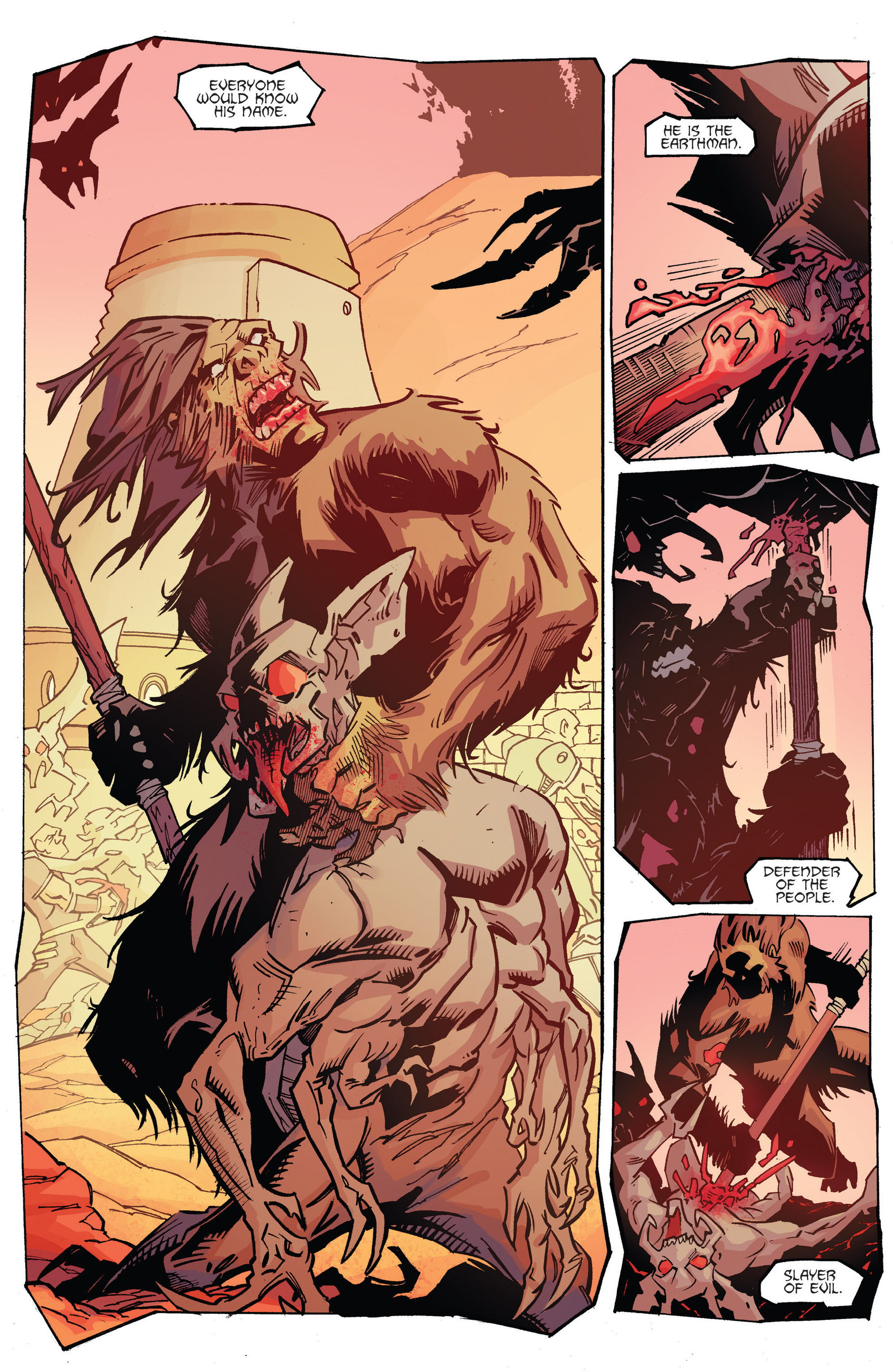 Read online Bigfoot: Sword of the Earthman (2015) comic -  Issue #2 - 4