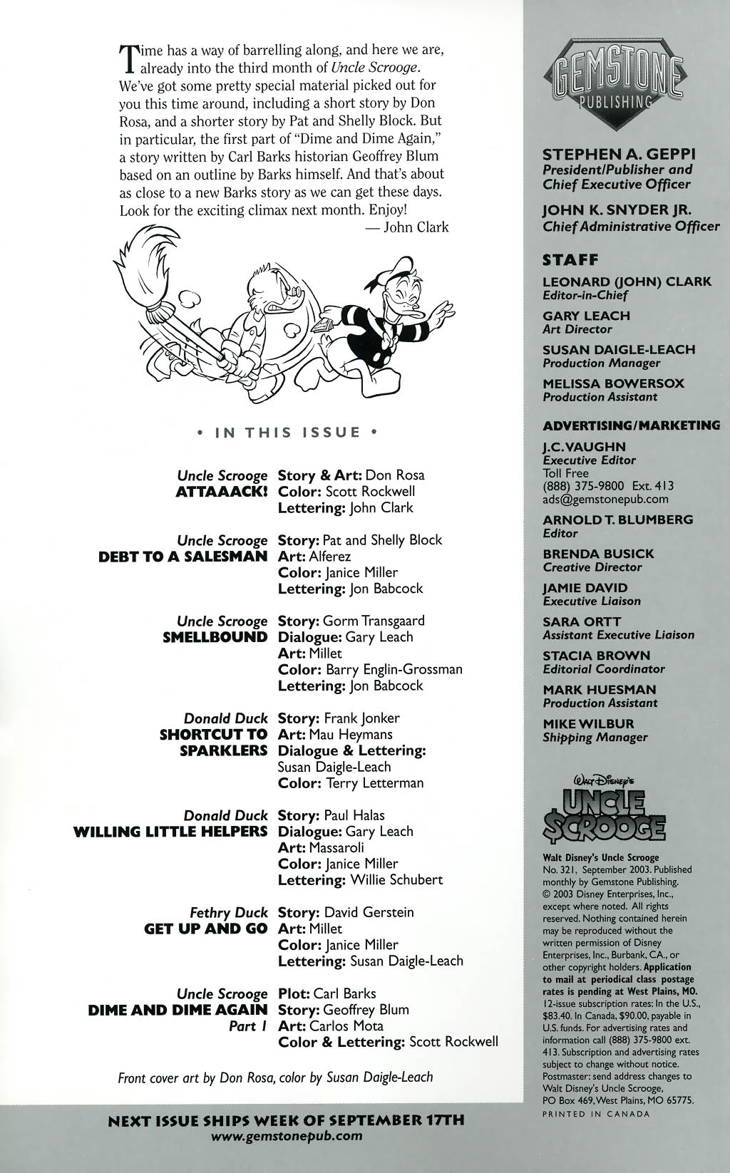 Read online Uncle Scrooge (1953) comic -  Issue #321 - 2