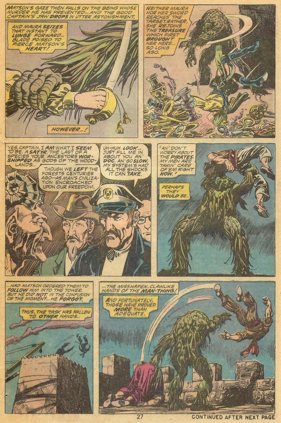 Read online Man-Thing (1974) comic -  Issue #14 - 18