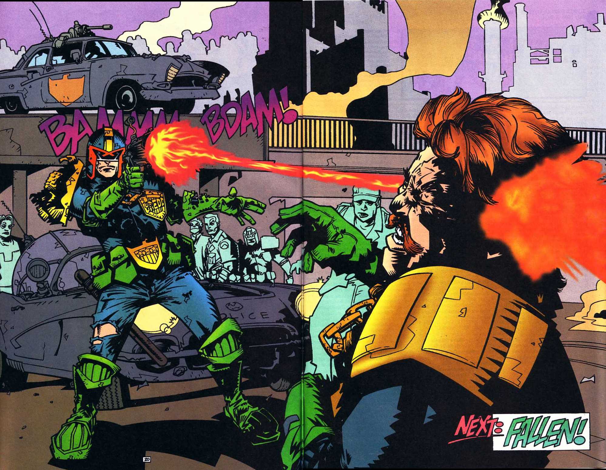 Read online Judge Dredd: Legends of the Law comic -  Issue #8 - 21