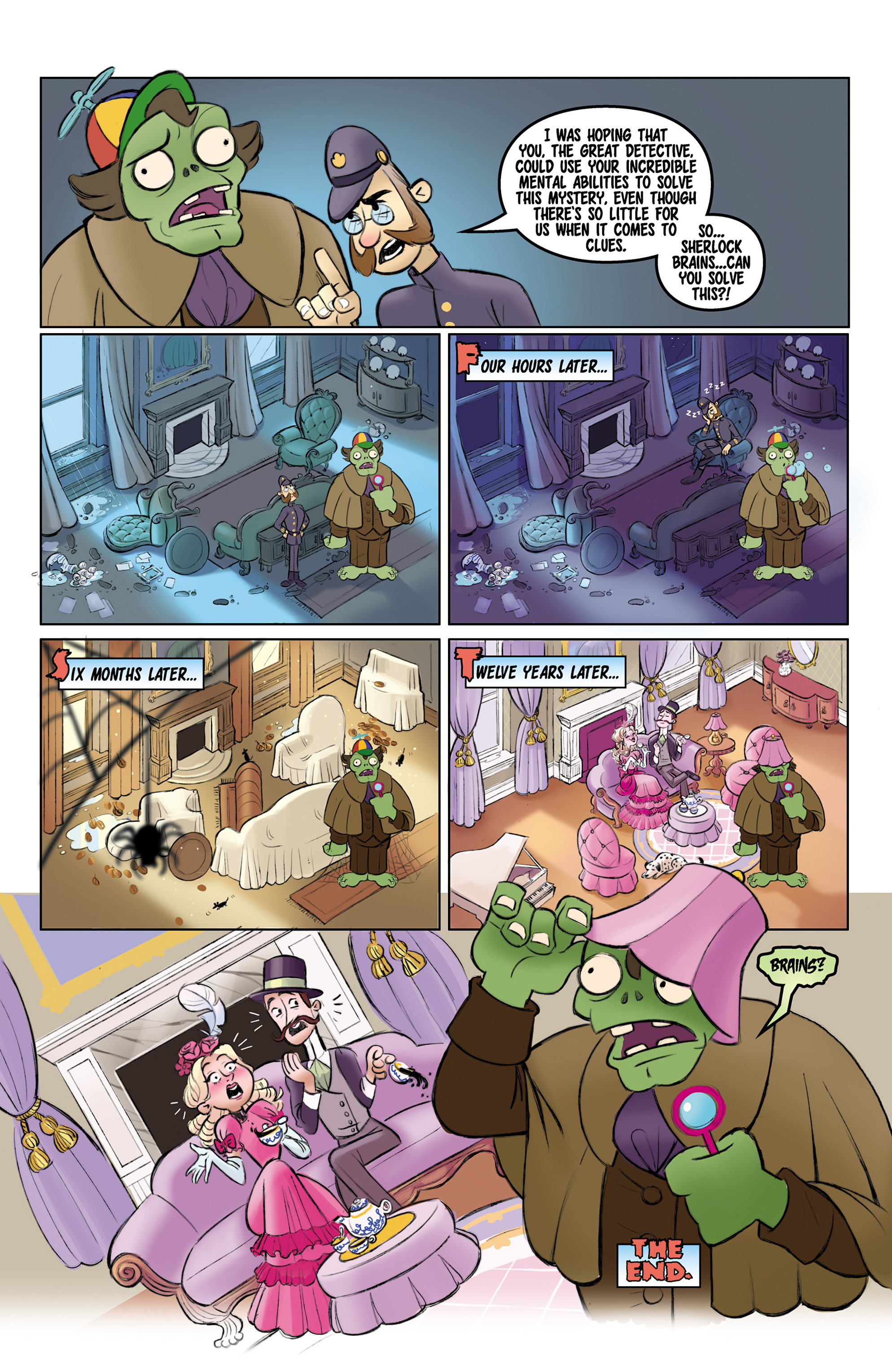 Read online Plants vs. Zombies: Boom Boom Mushroom comic -  Issue #11 - 24