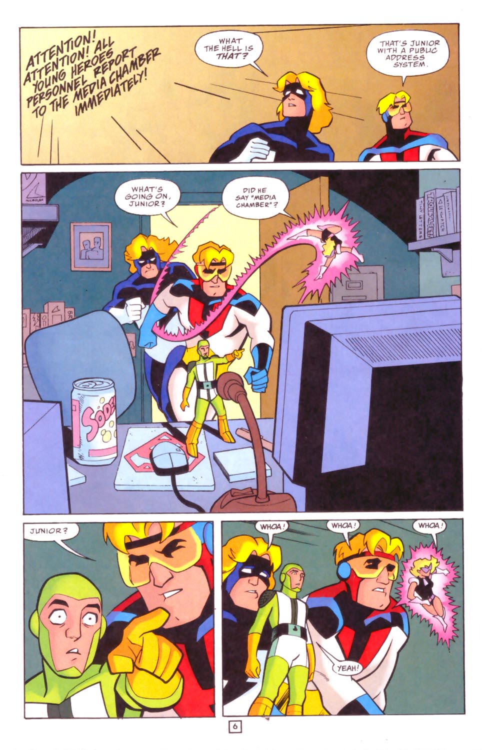 Read online Young Heroes in Love comic -  Issue #10 - 8