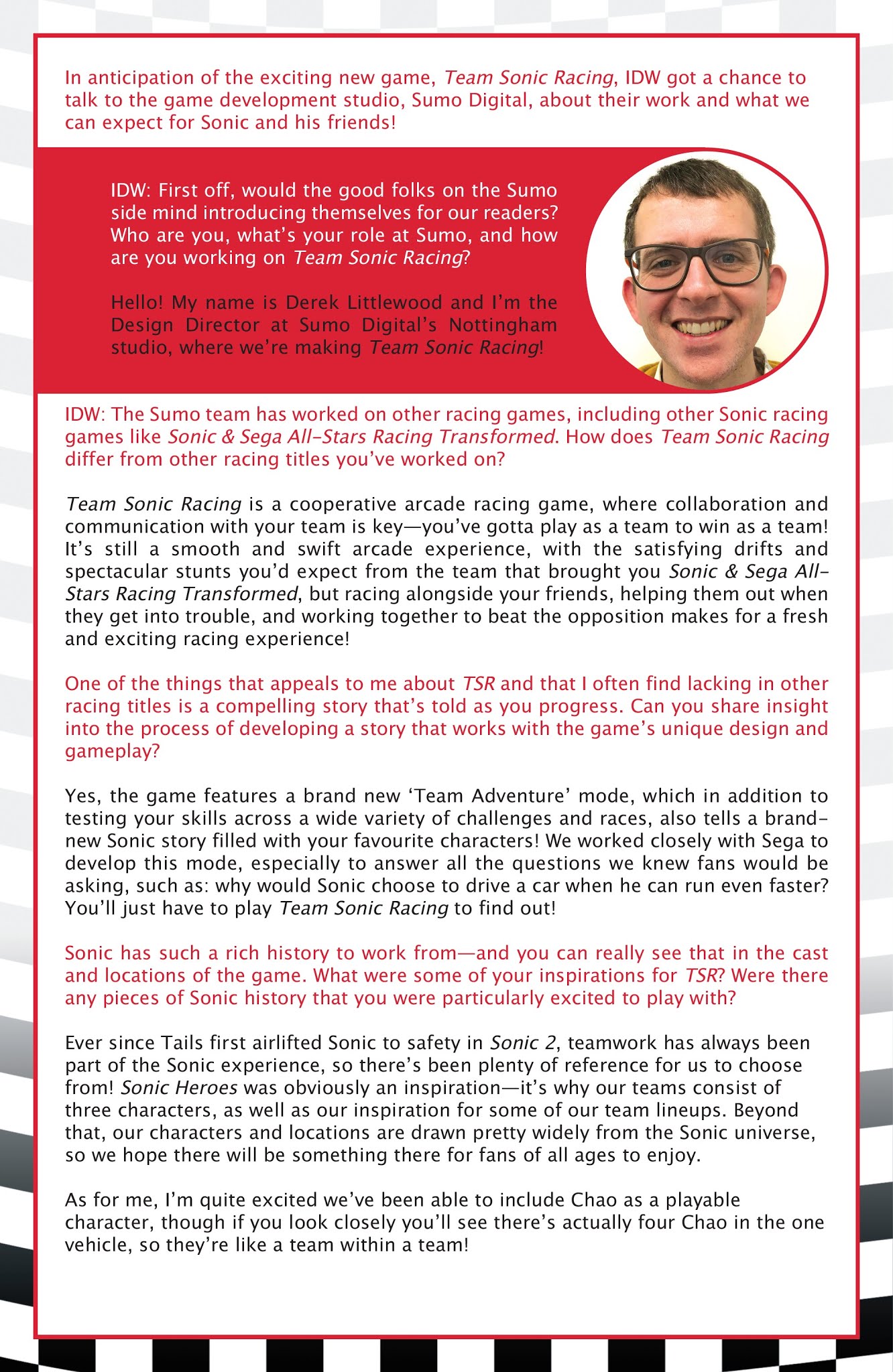 Read online Team Sonic Racing One-Shot comic -  Issue # Full - 23