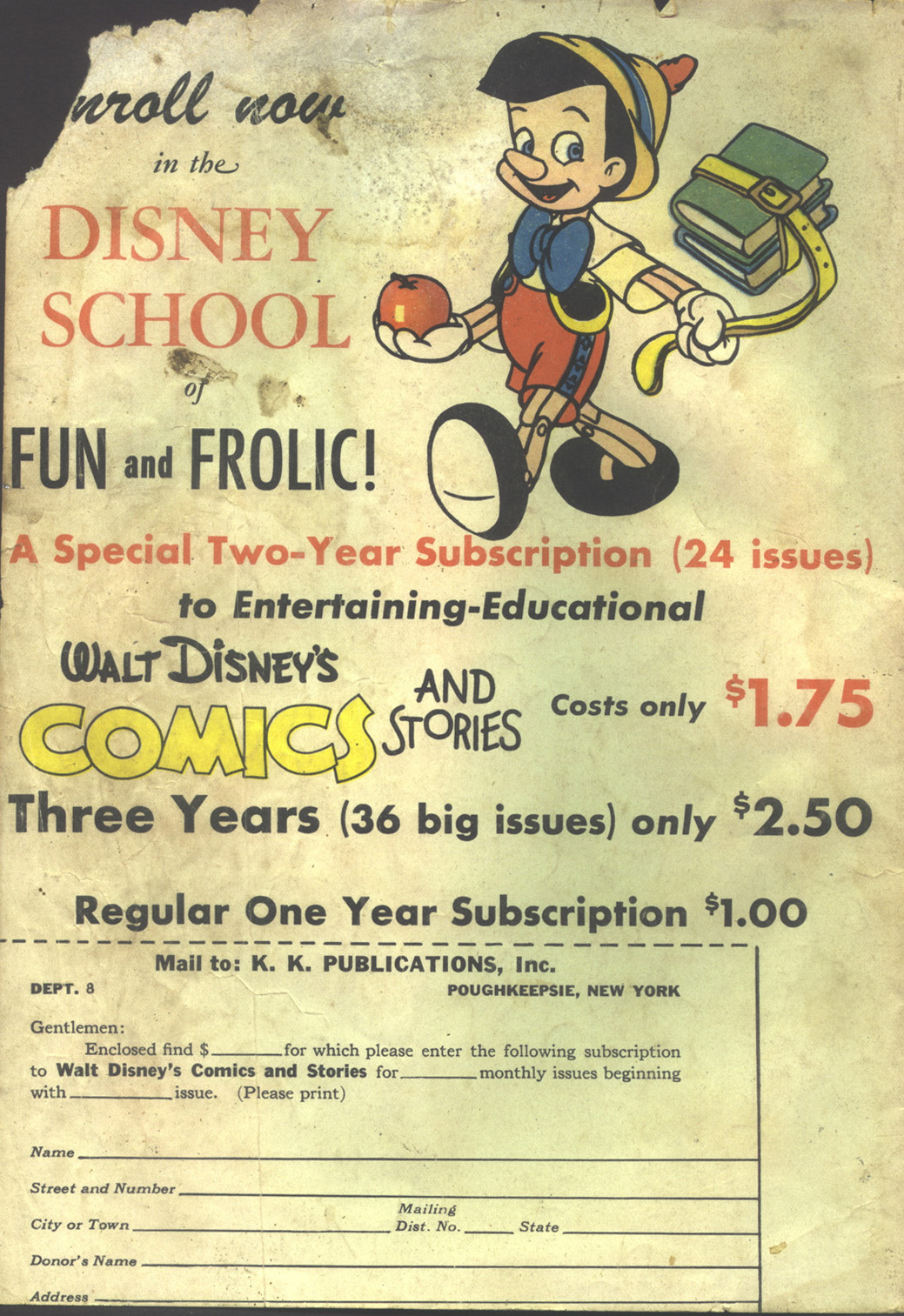Read online Walt Disney's Comics and Stories comic -  Issue #47 - 52