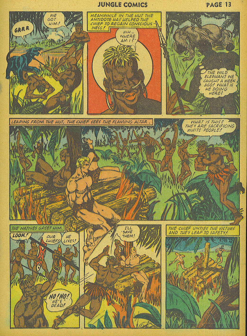 Read online Jungle Comics comic -  Issue #30 - 17