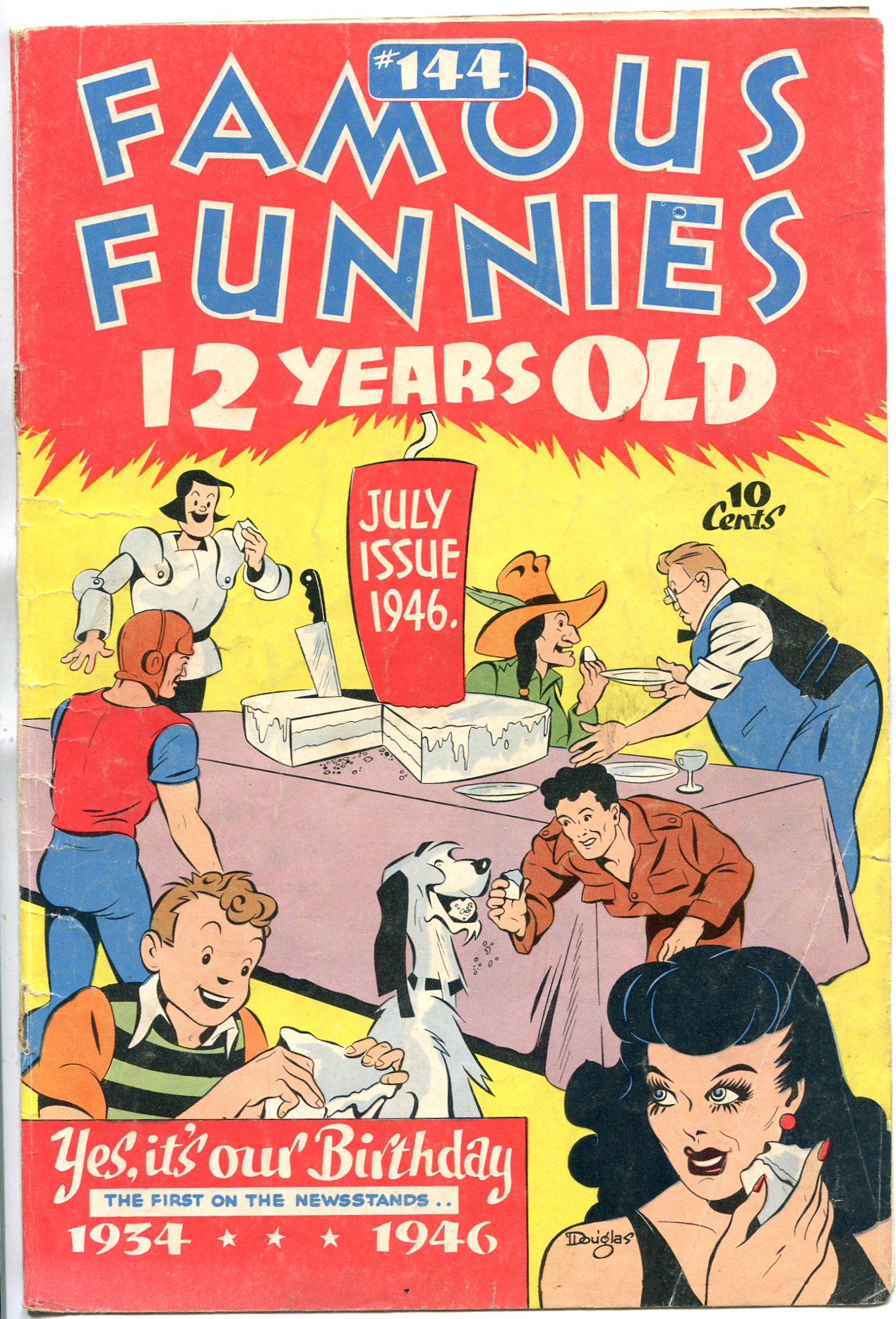 Read online Famous Funnies comic -  Issue #144 - 1
