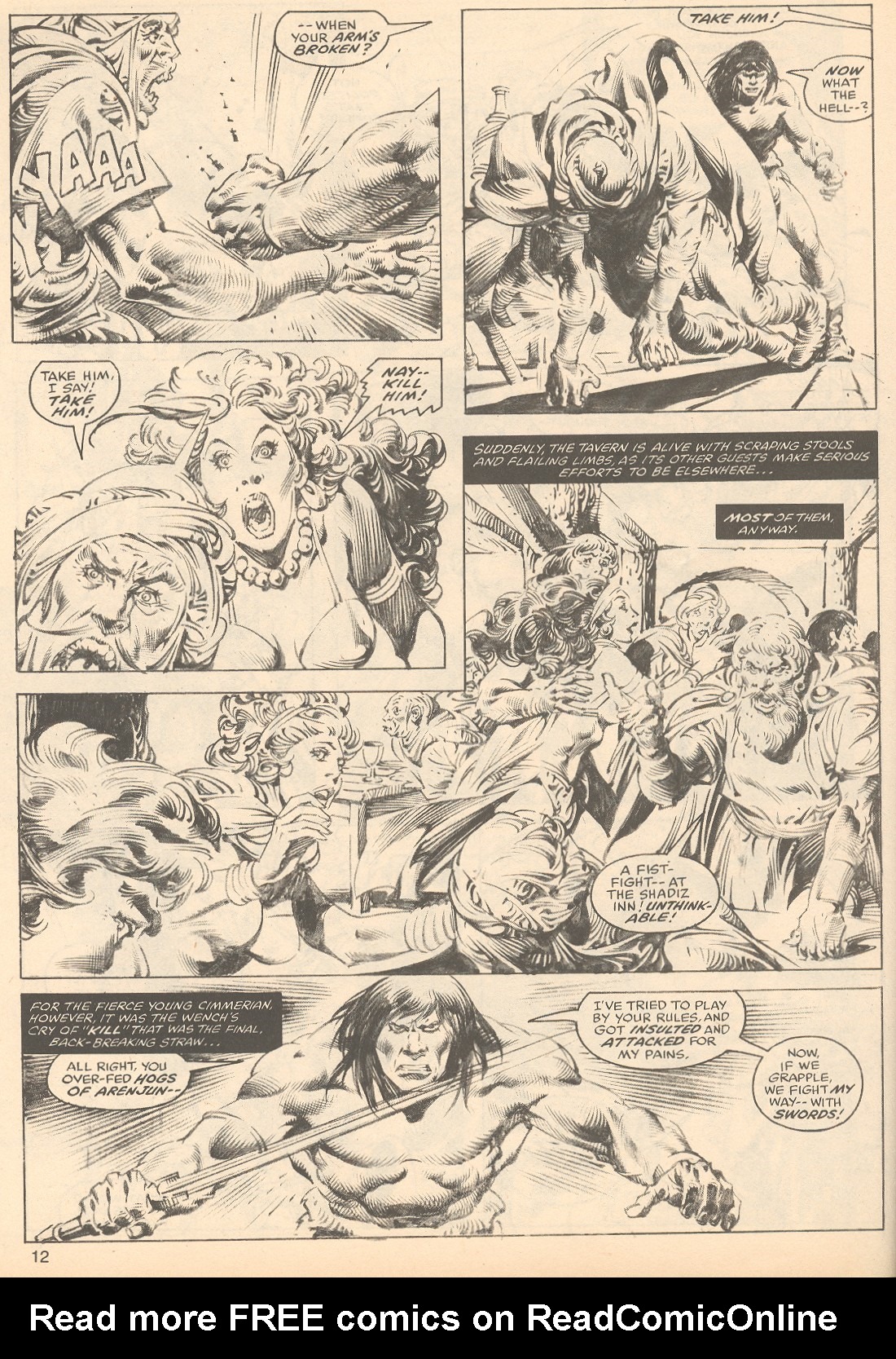 Read online The Savage Sword Of Conan comic -  Issue #53 - 12