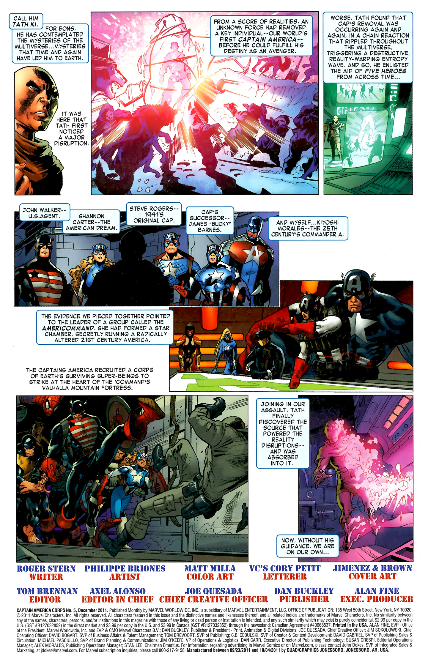 Read online Captain America Corps comic -  Issue #5 - 2