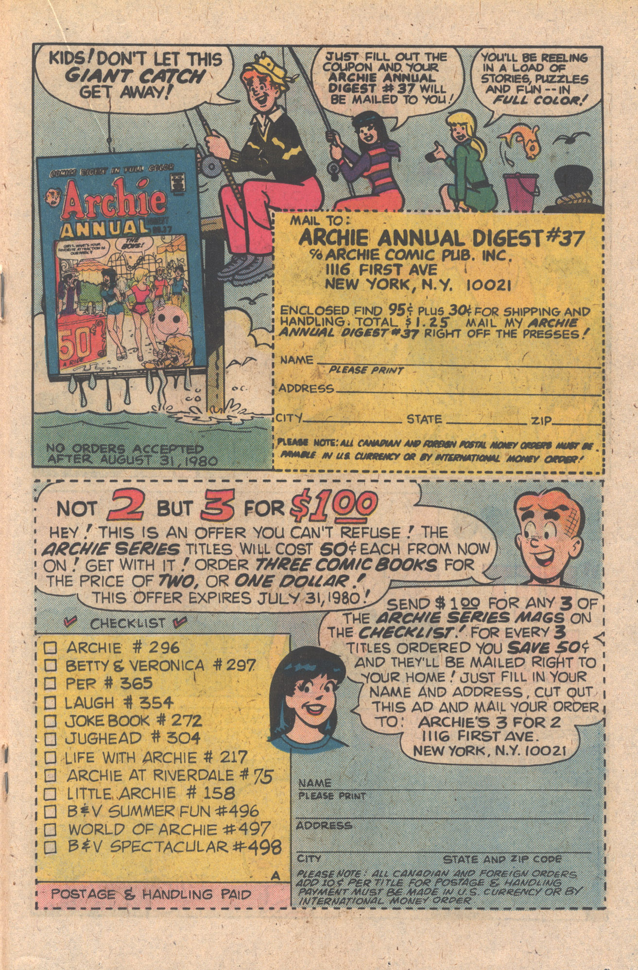 Read online Archie Giant Series Magazine comic -  Issue #495 - 19