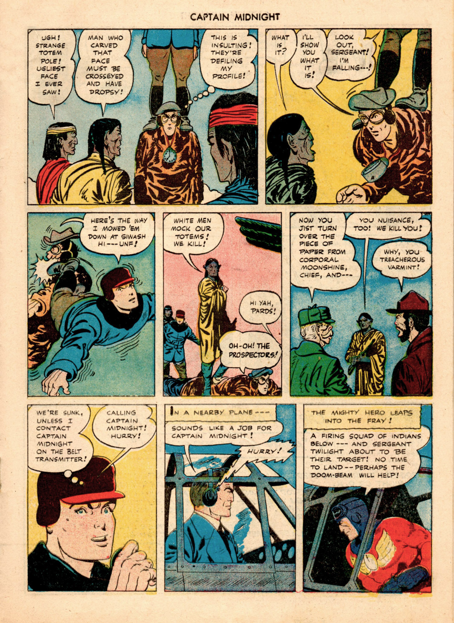 Read online Captain Midnight (1942) comic -  Issue #34 - 19