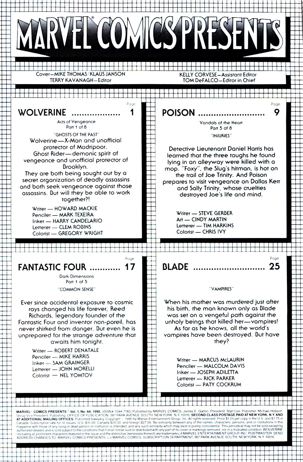 Read online Marvel Comics Presents (1988) comic -  Issue #64 - 2