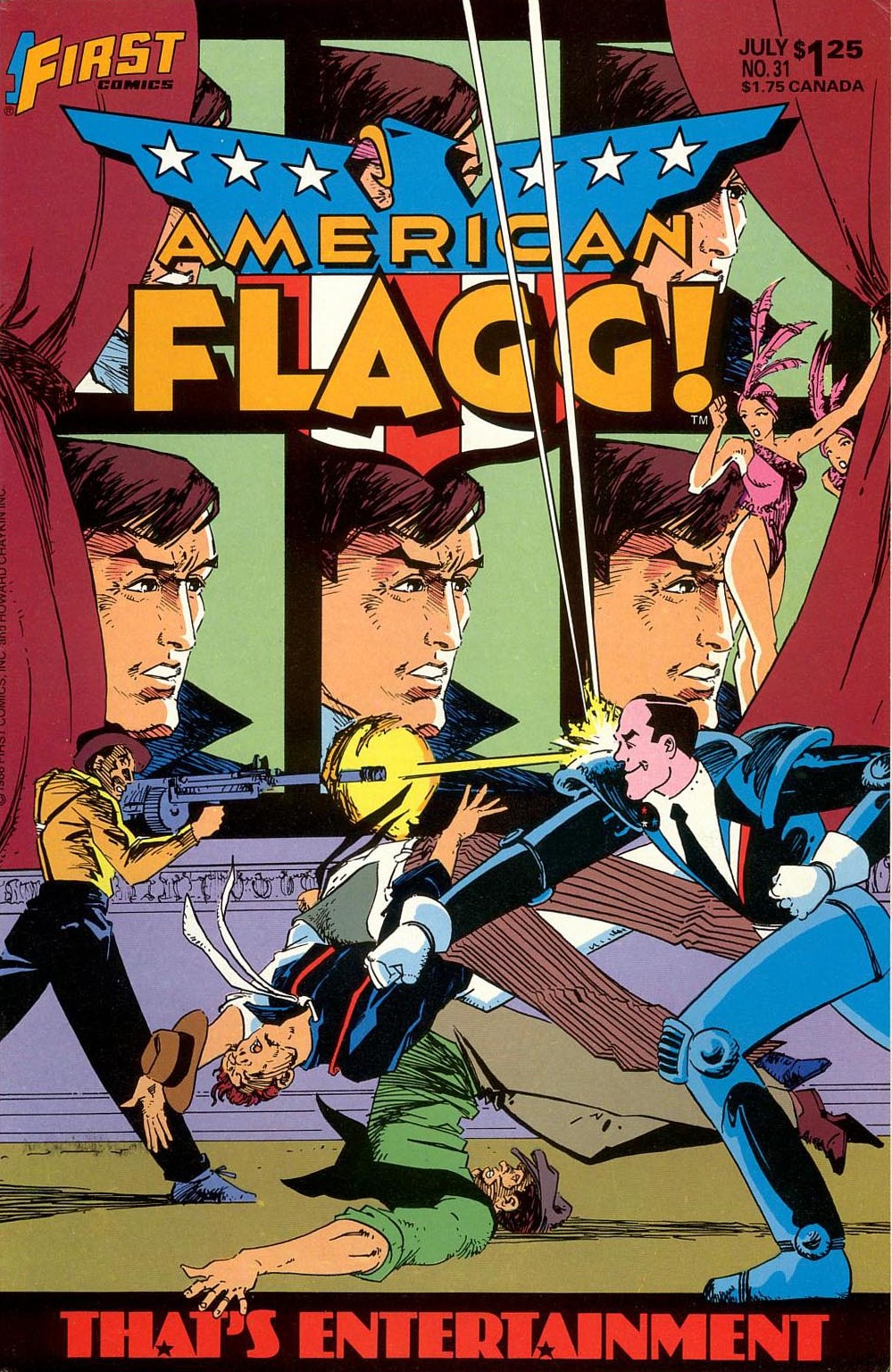 Read online American Flagg! comic -  Issue #31 - 1