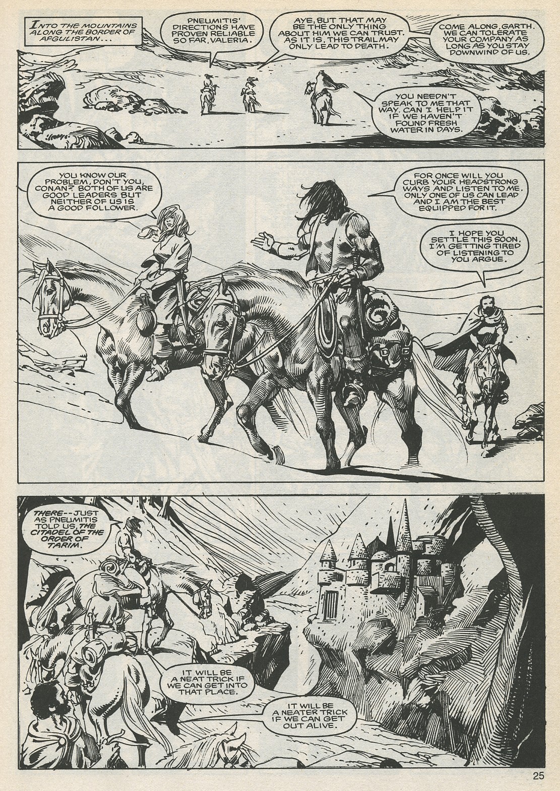 Read online The Savage Sword Of Conan comic -  Issue #127 - 25