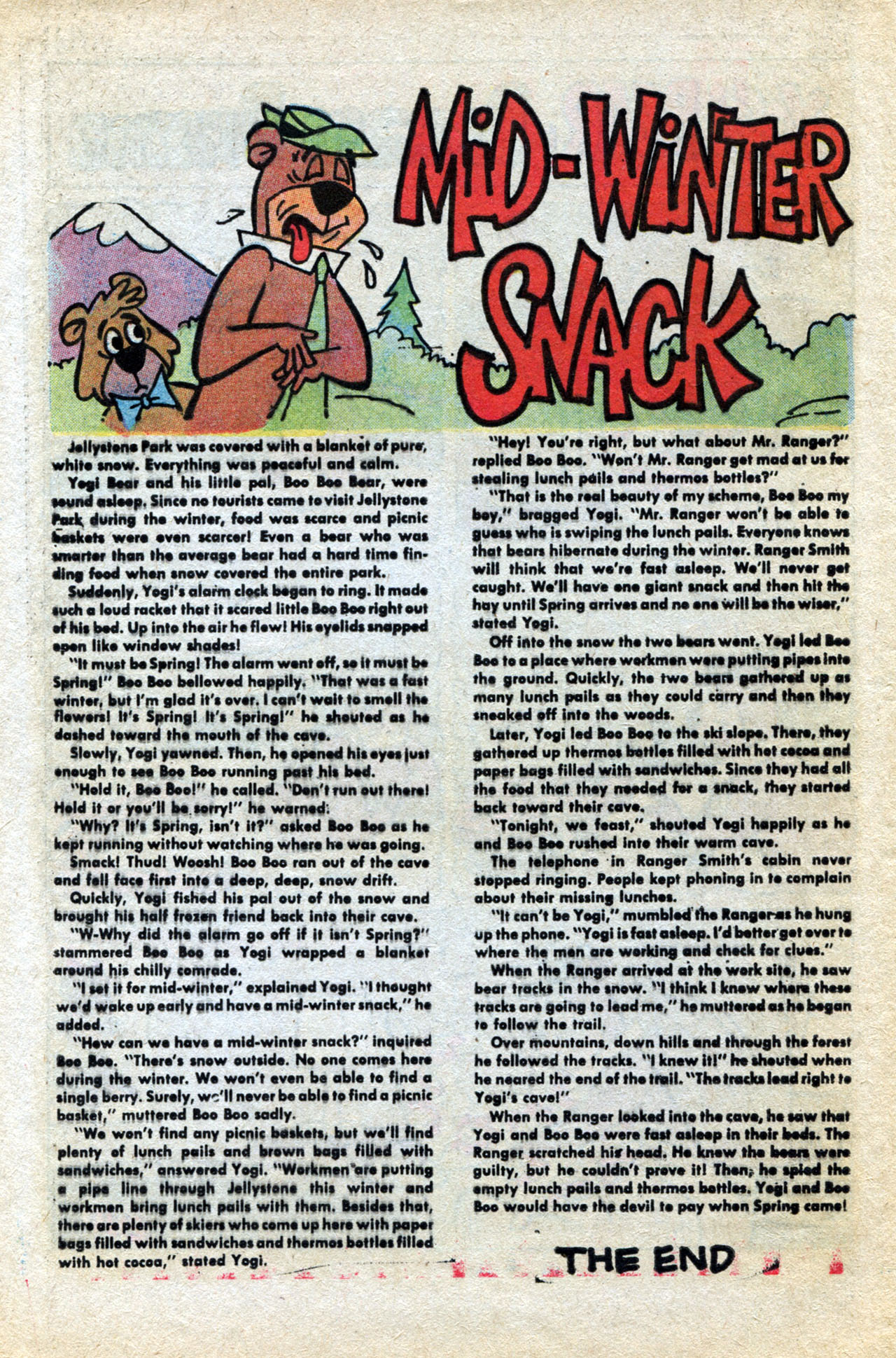 Read online Yogi Bear (1970) comic -  Issue #34 - 32