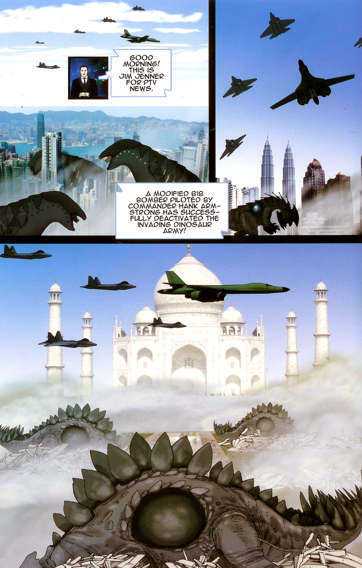 Read online Dinowars comic -  Issue #4 - 16