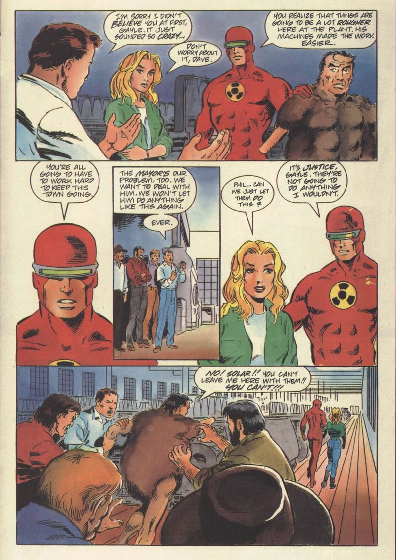 Read online Solar, Man of the Atom comic -  Issue #26 - 21