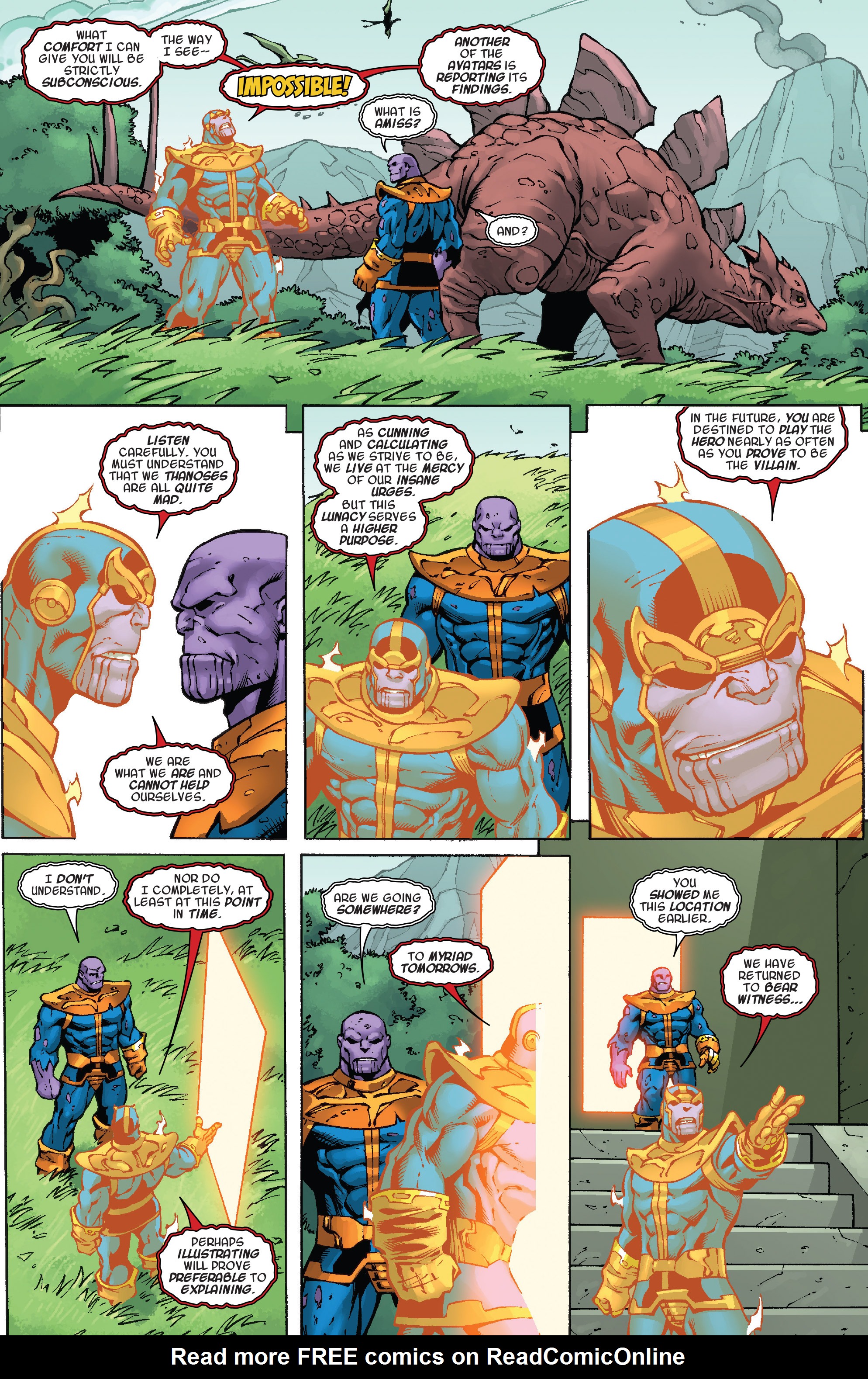 Read online Thanos: A God Up There Listening comic -  Issue # TPB - 375