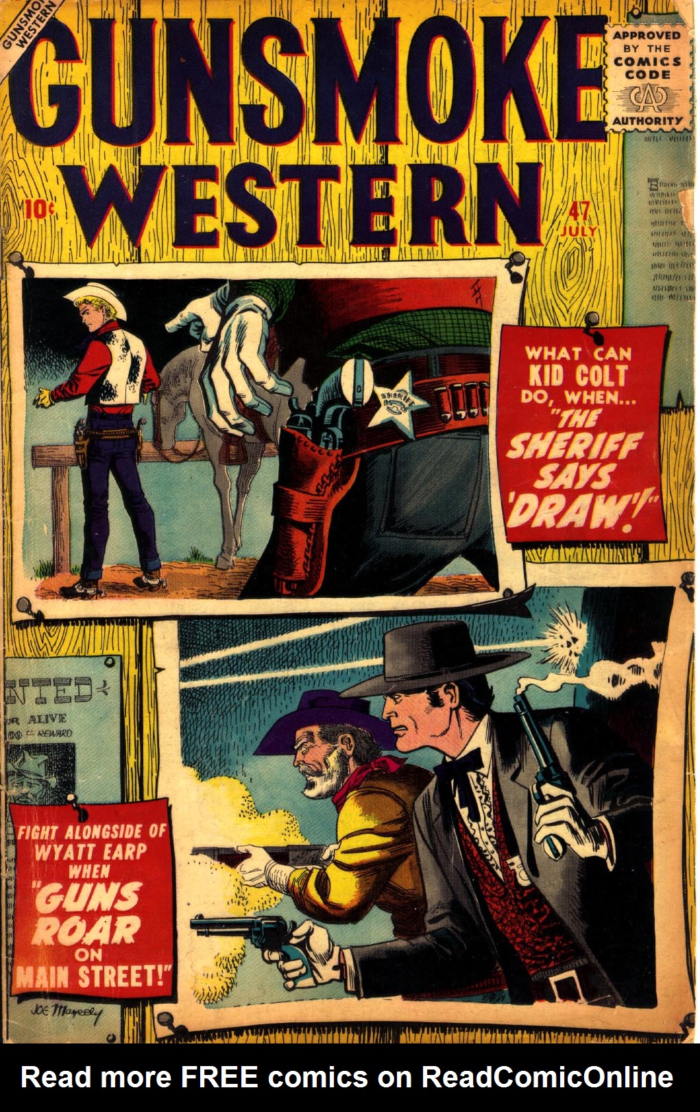 Read online Gunsmoke Western comic -  Issue #47 - 1