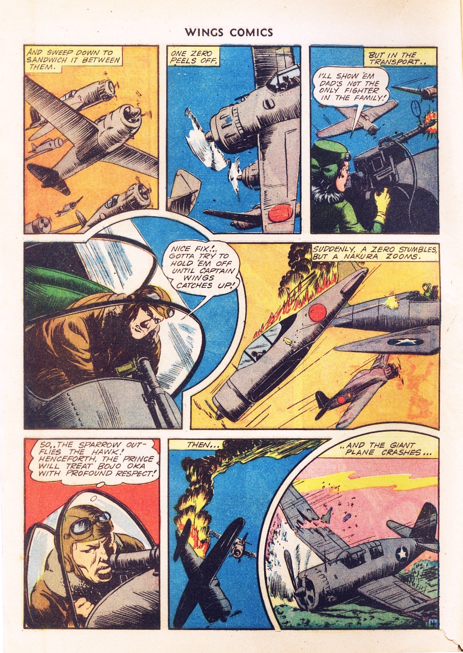 Read online Wings Comics comic -  Issue #37 - 6
