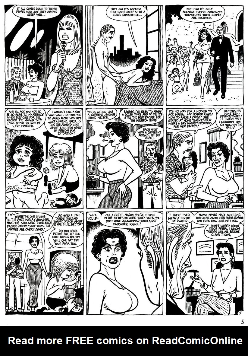 Read online Love and Rockets (1982) comic -  Issue #45 - 7