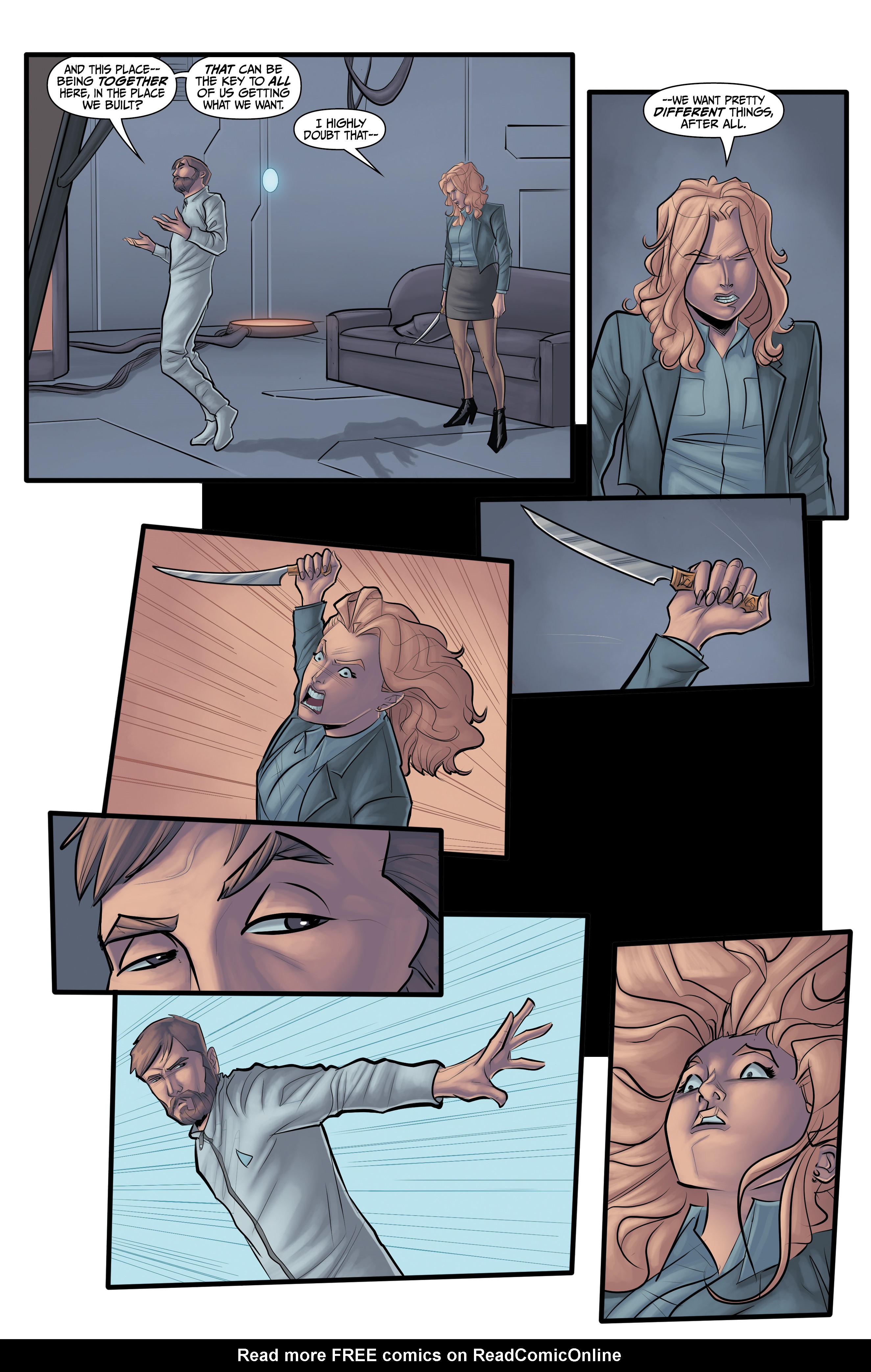 Read online Morning Glories comic -  Issue #50 - 32