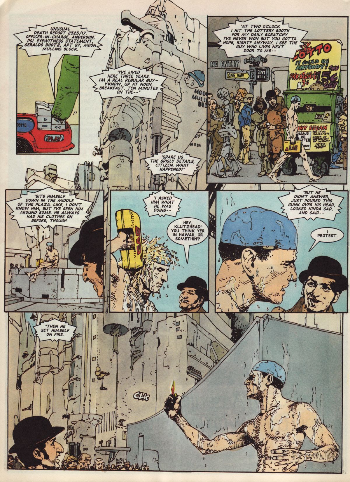 Read online Judge Dredd Megazine (vol. 3) comic -  Issue #14 - 14