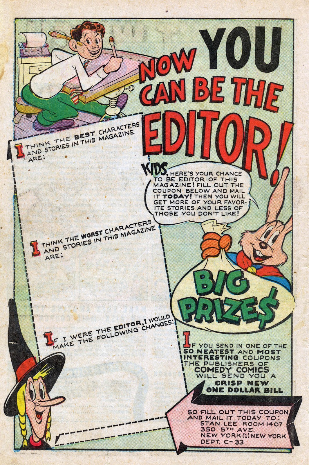 Read online Comedy Comics (1942) comic -  Issue #33 - 33
