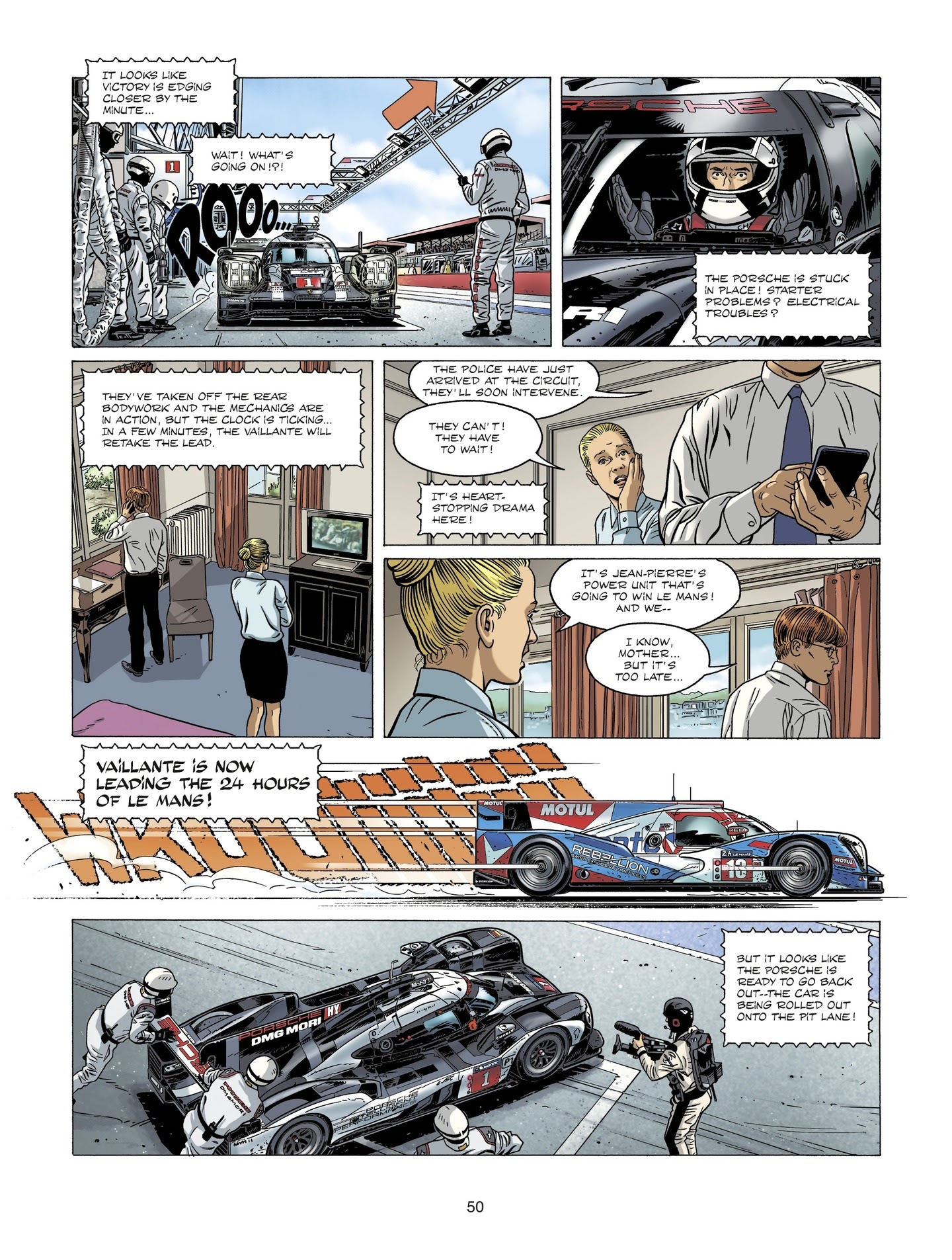 Read online Michel Vaillant comic -  Issue #6 - 50