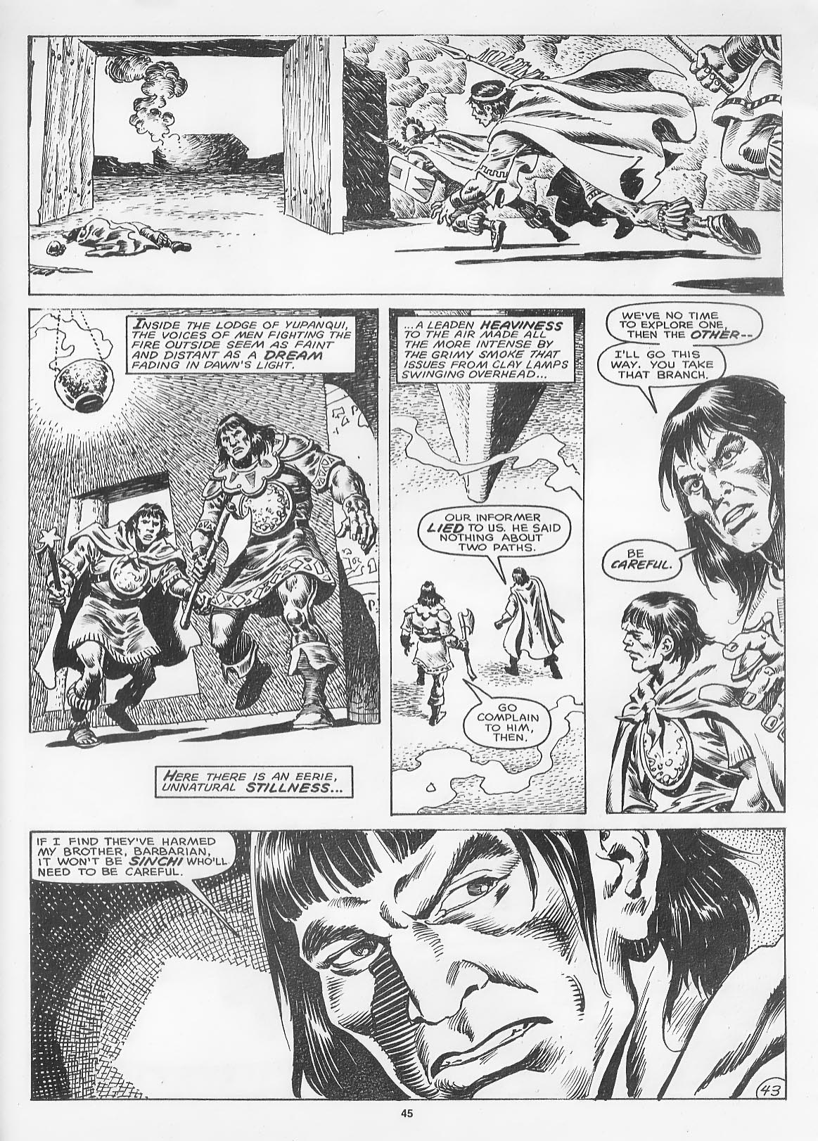 Read online The Savage Sword Of Conan comic -  Issue #166 - 47