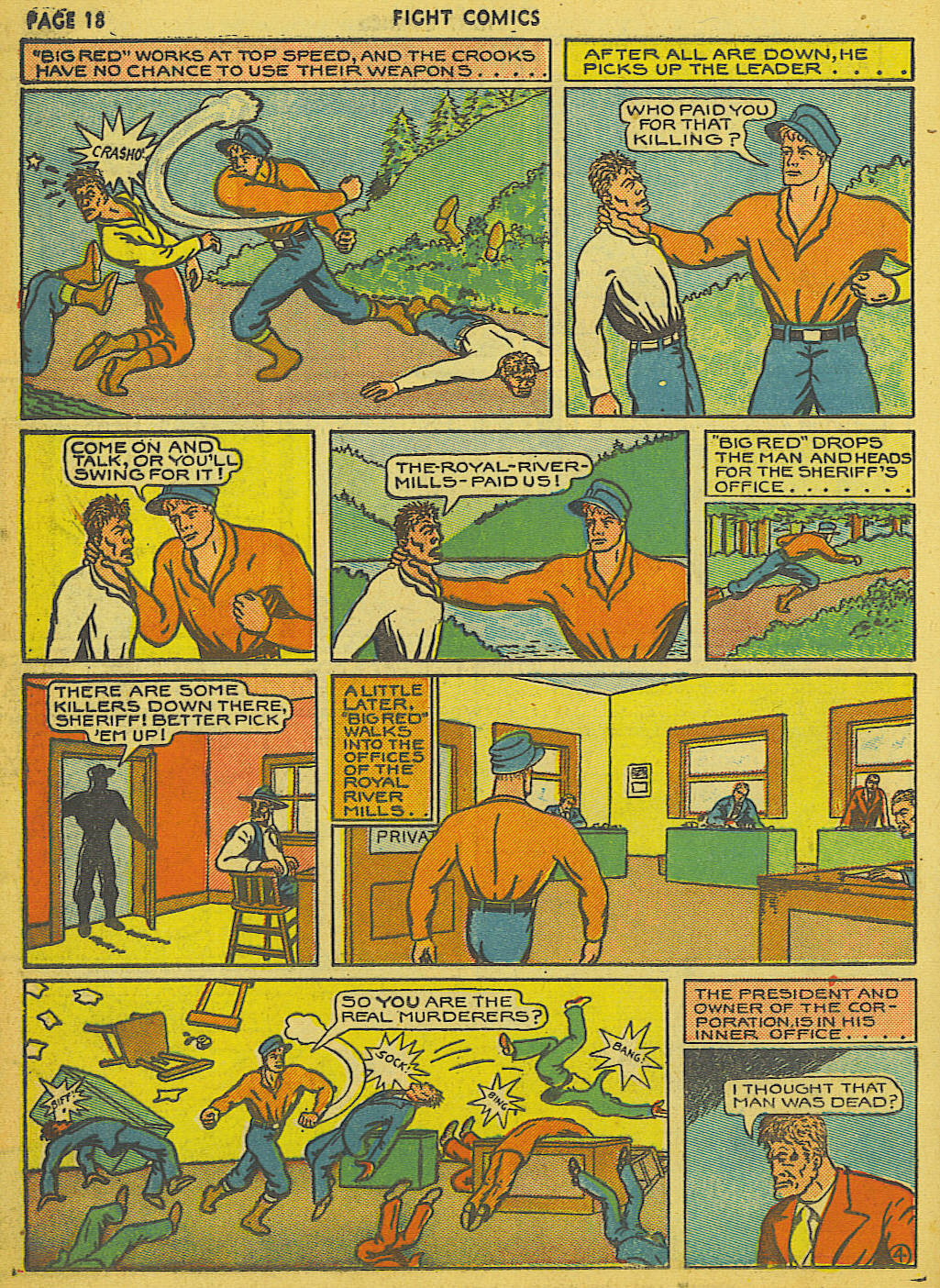 Read online Fight Comics comic -  Issue #6 - 20