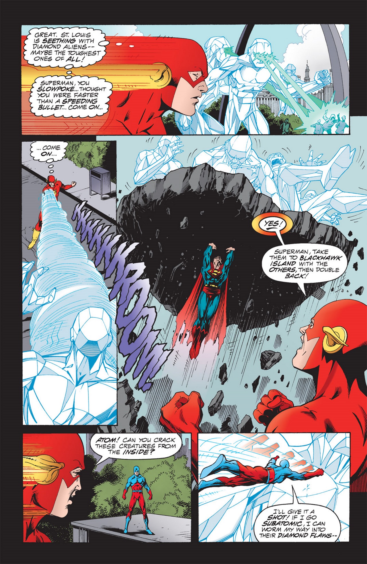 Read online JLA: Year One comic -  Issue #12 - 11