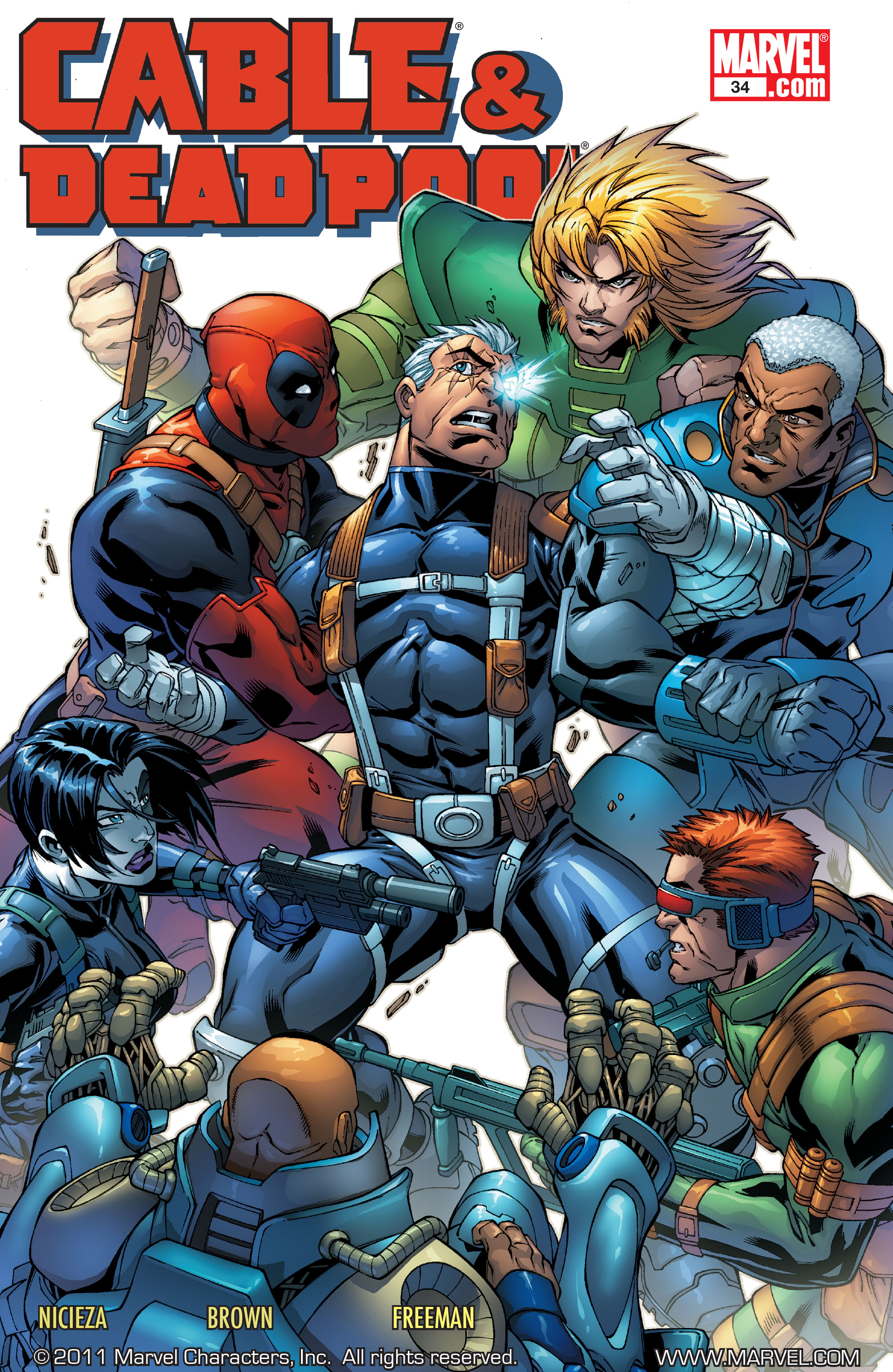 Read online Cable and Deadpool comic -  Issue #34 - 1